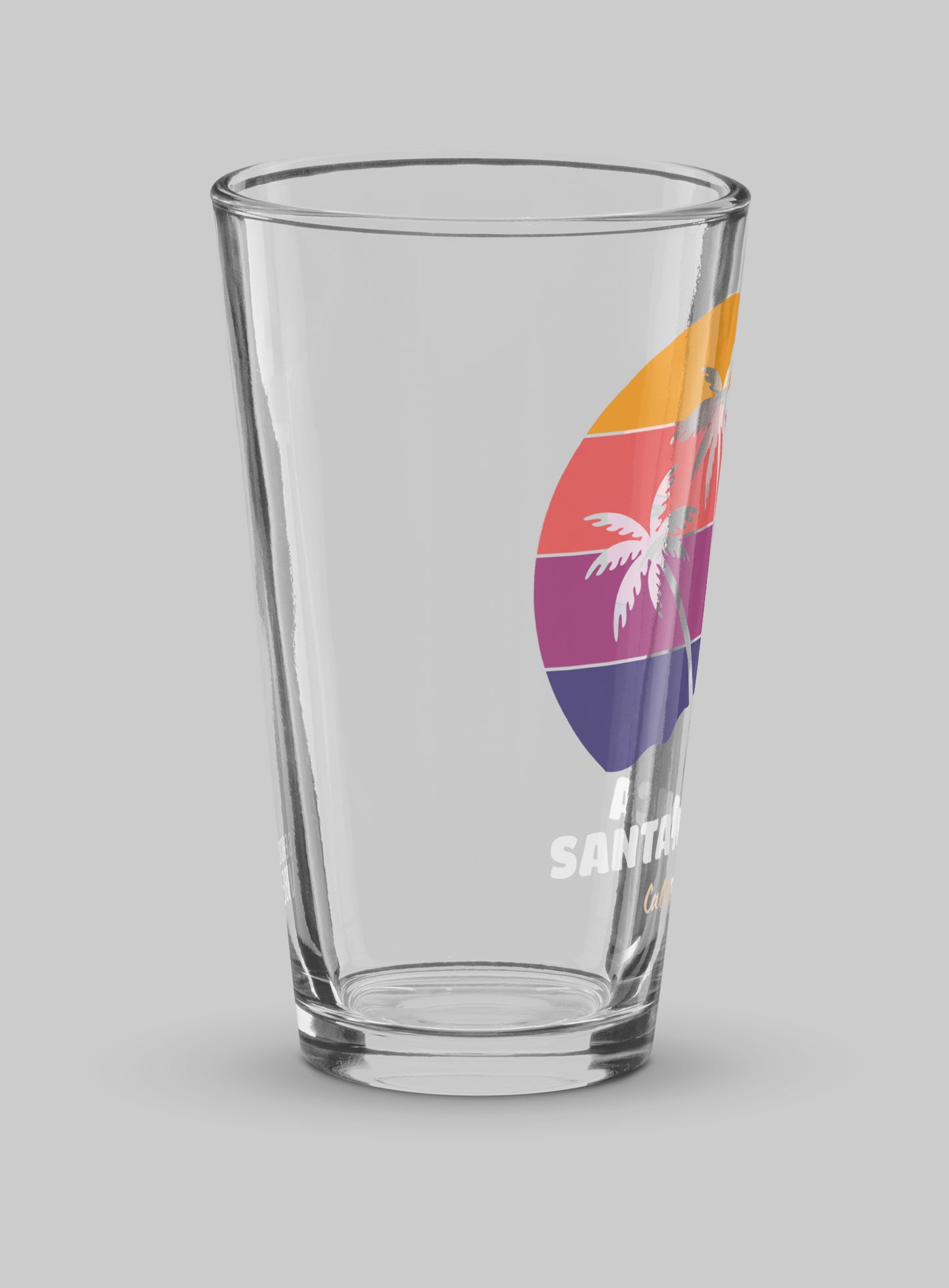 Collectible Santa Monica Dreamin Pint Glass - 16 oz