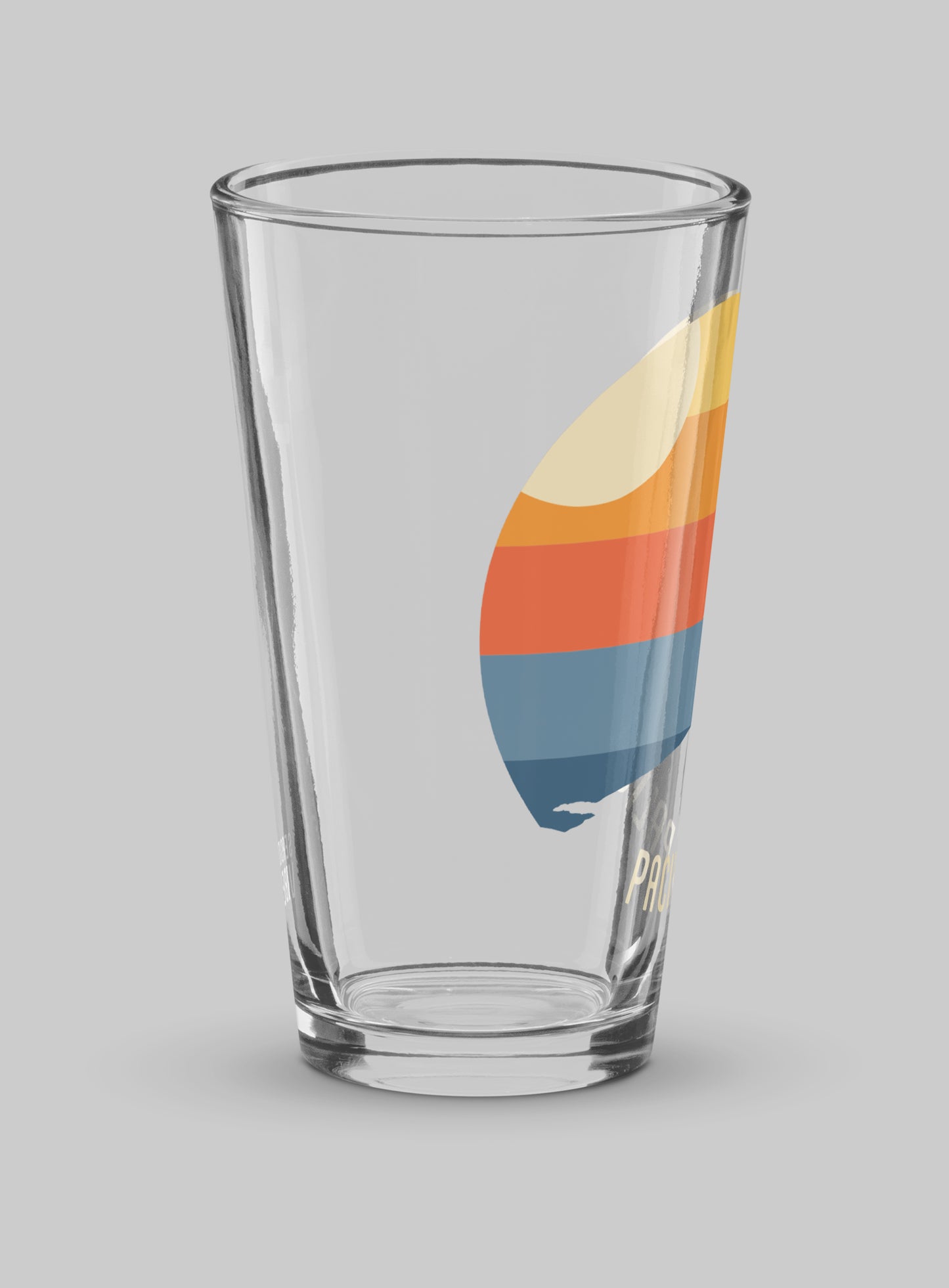 Collectible Pacific Palisades Sunset Pint Glass - 16 oz