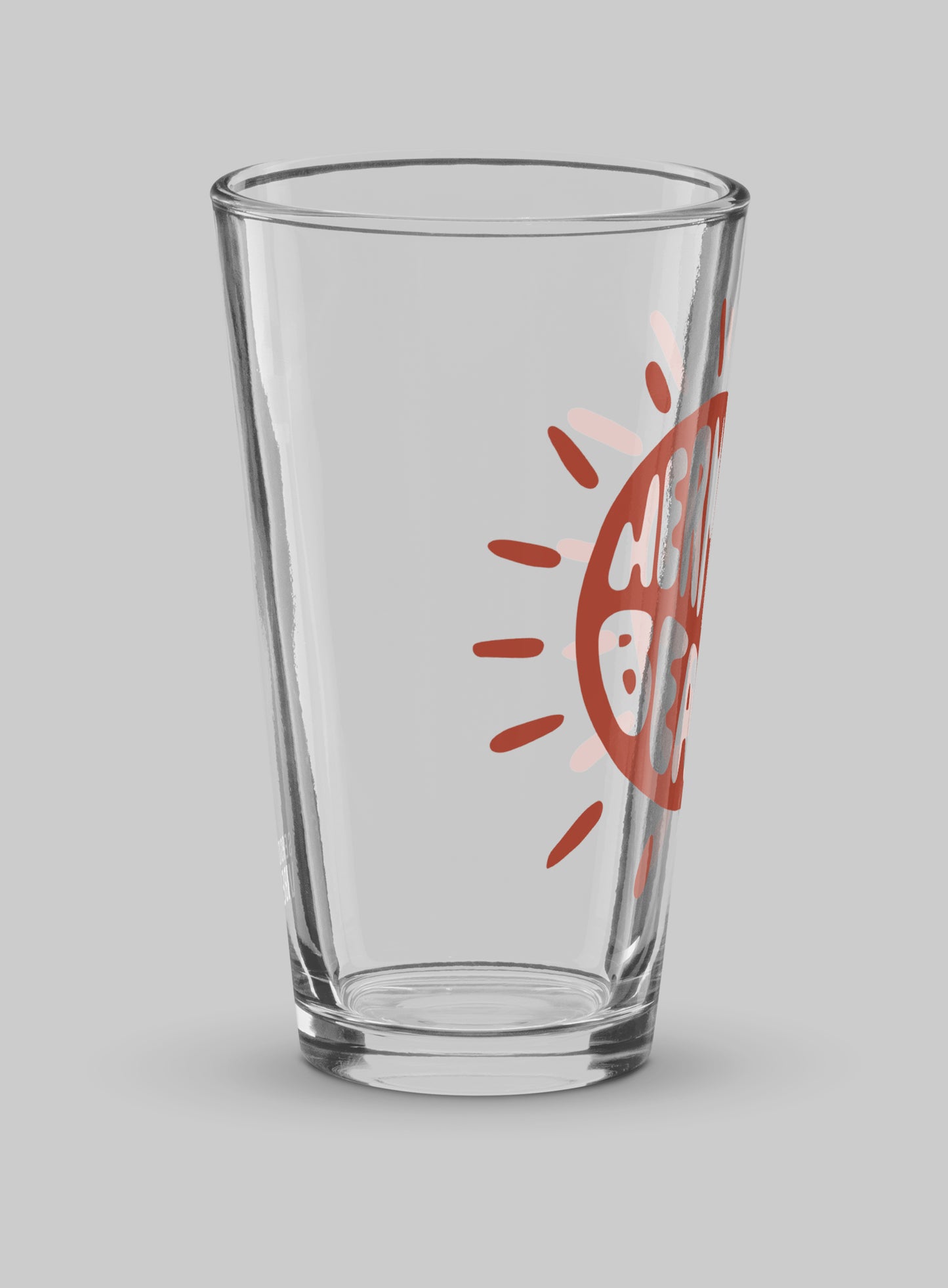 Collectible Hermosa Beach Sunny Vibes Pint Glass - 16 oz