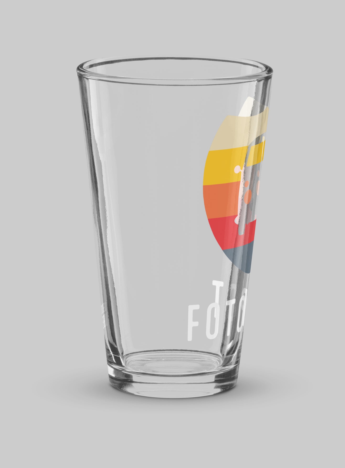 Collectible Fotospot Sunset Logo Pint Glass - 16 oz