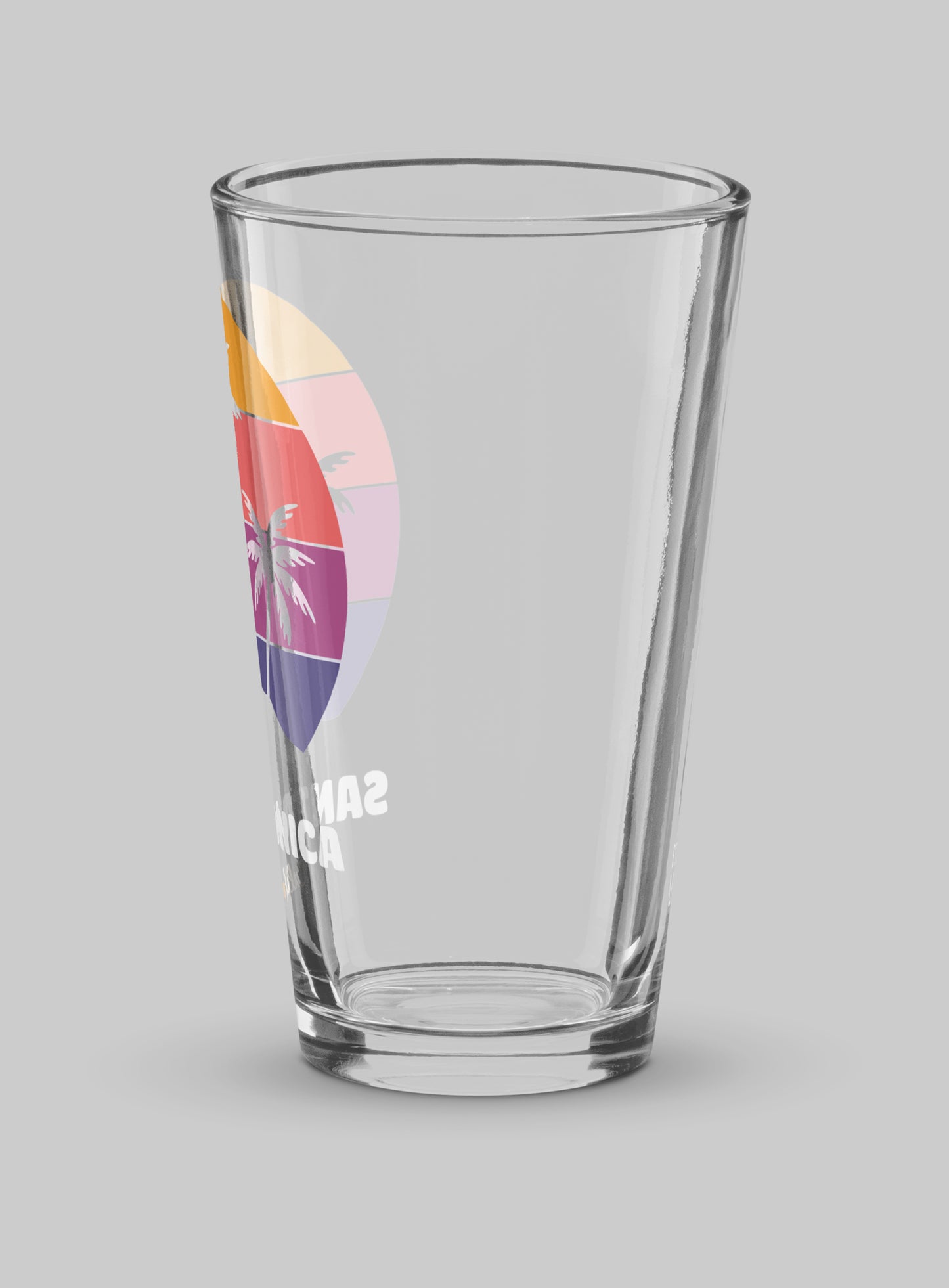 Collectible Santa Monica Dreamin Pint Glass - 16 oz