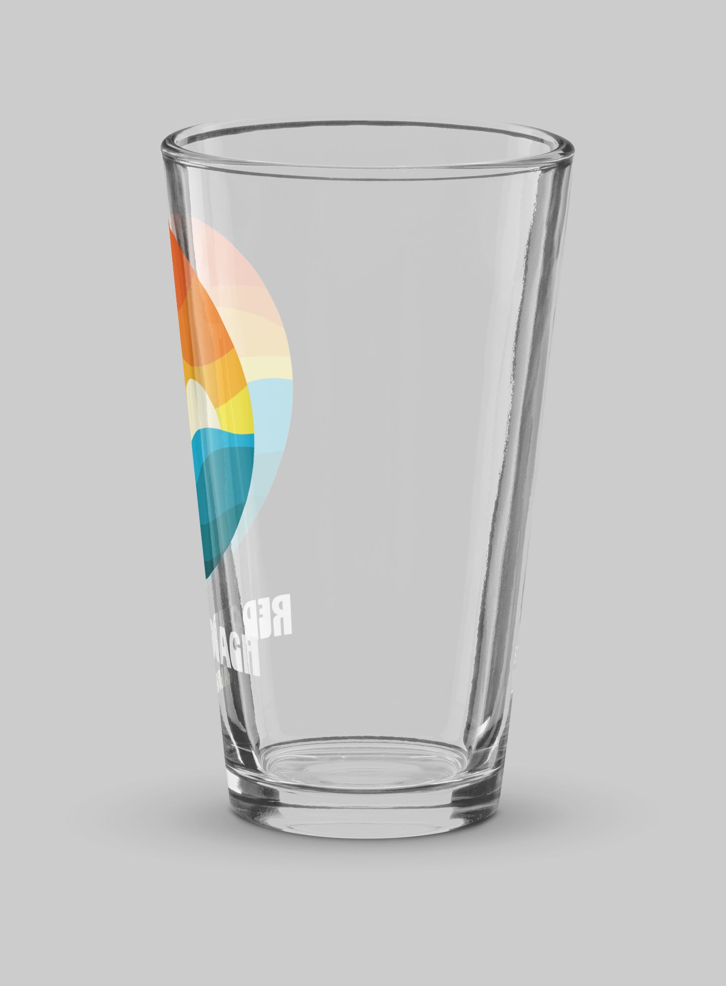 Collectible Redondo Beach Waves Pint Glass - 16 oz