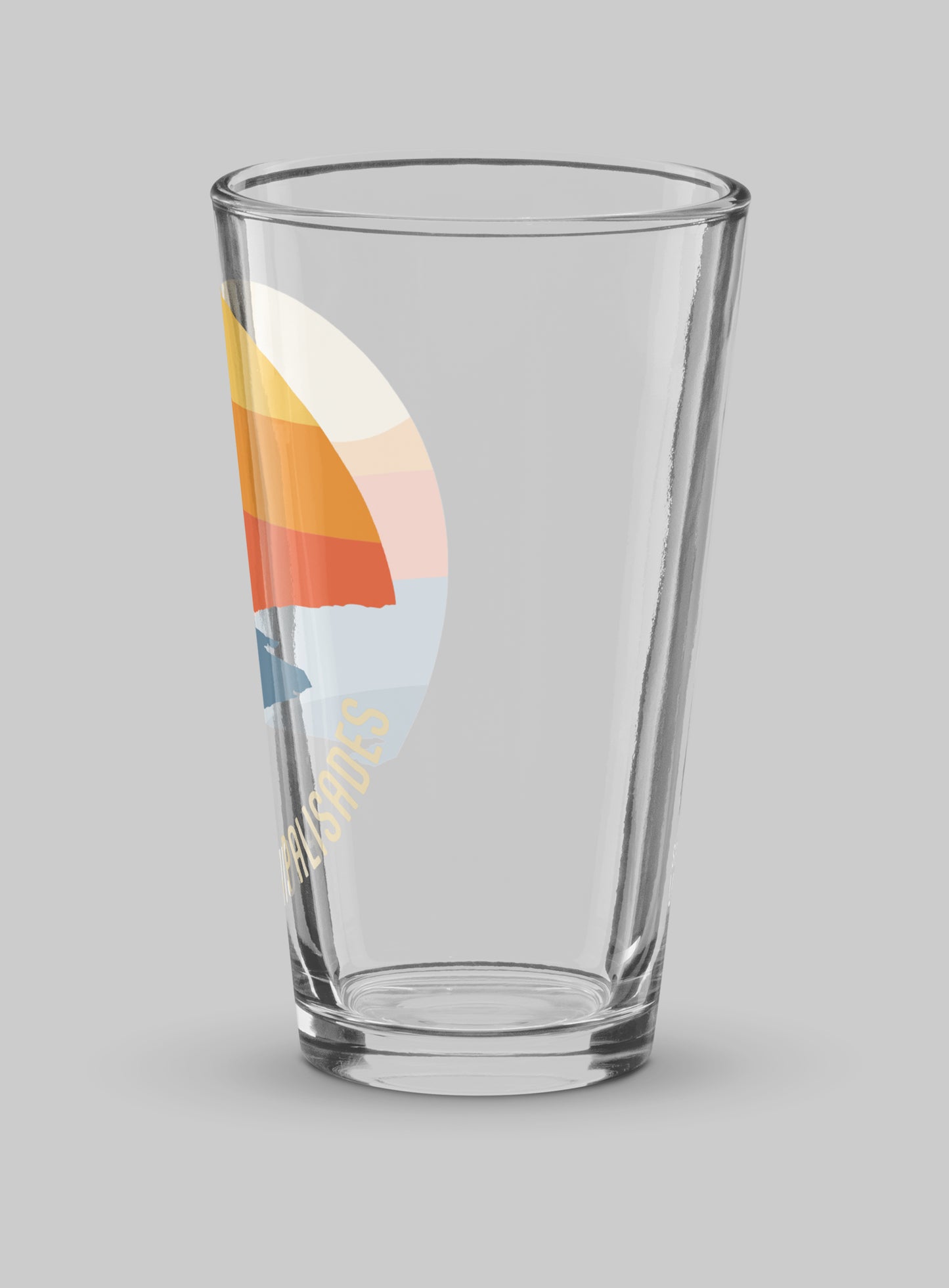 Collectible Pacific Palisades Sunset Pint Glass - 16 oz