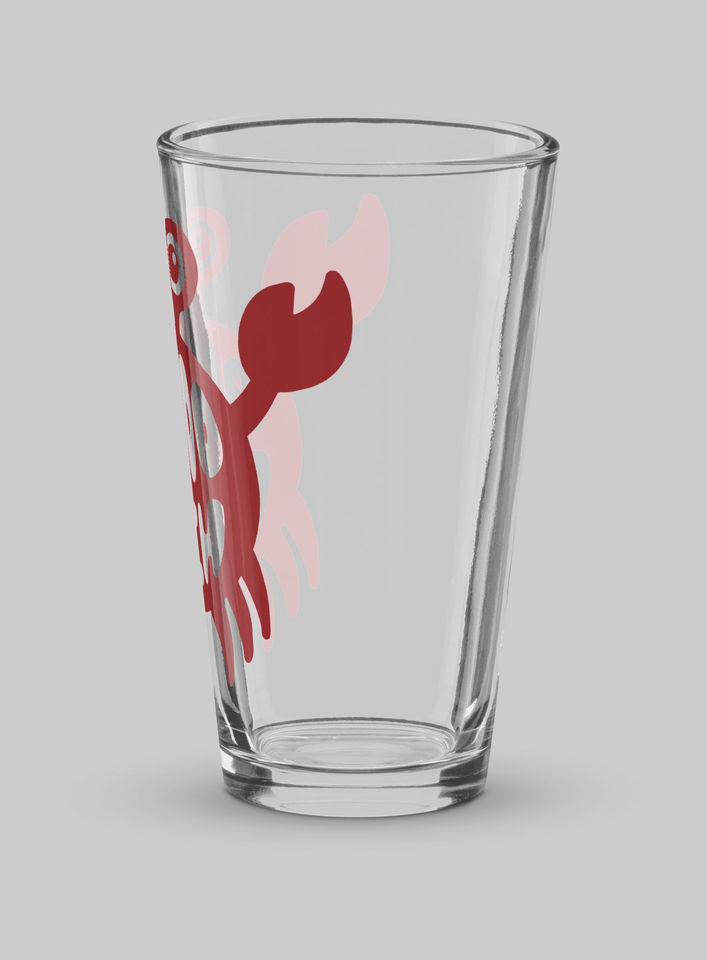Collectible Redondo Beach Crab Pint Glass - 16 oz