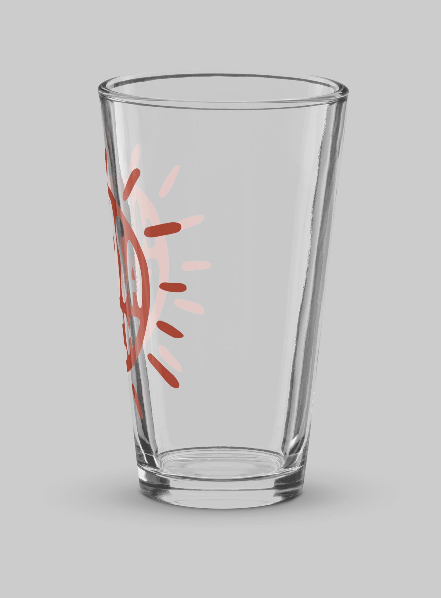 Collectible Hermosa Beach Sunny Vibes Pint Glass - 16 oz