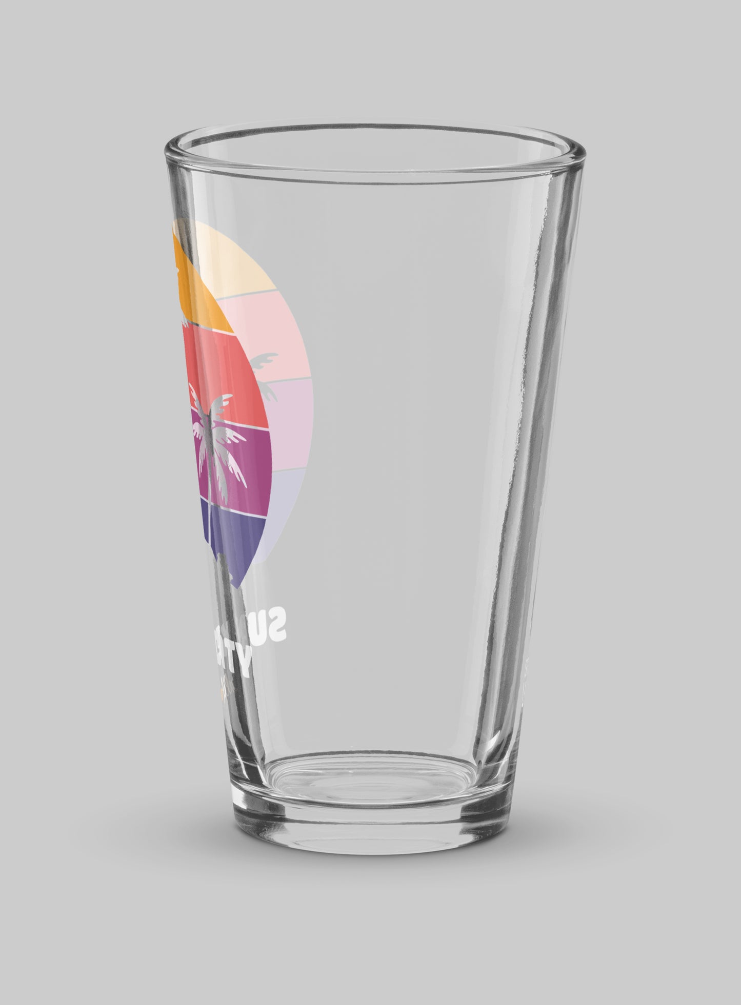 Collectible Sunken City Sunset Pint Glass - 16 oz