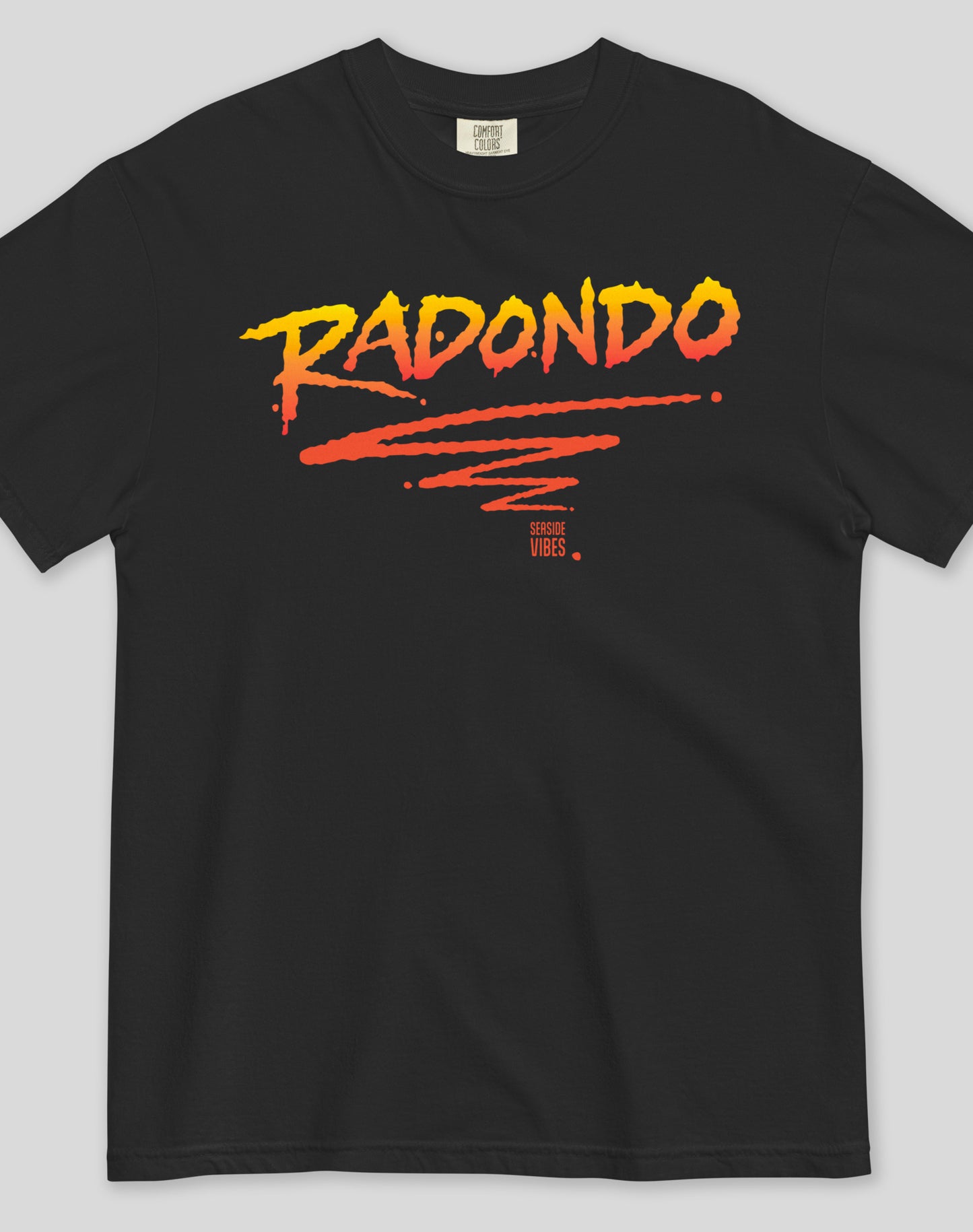Radondo Beach Tee - Premium 100% Cotton | Black
