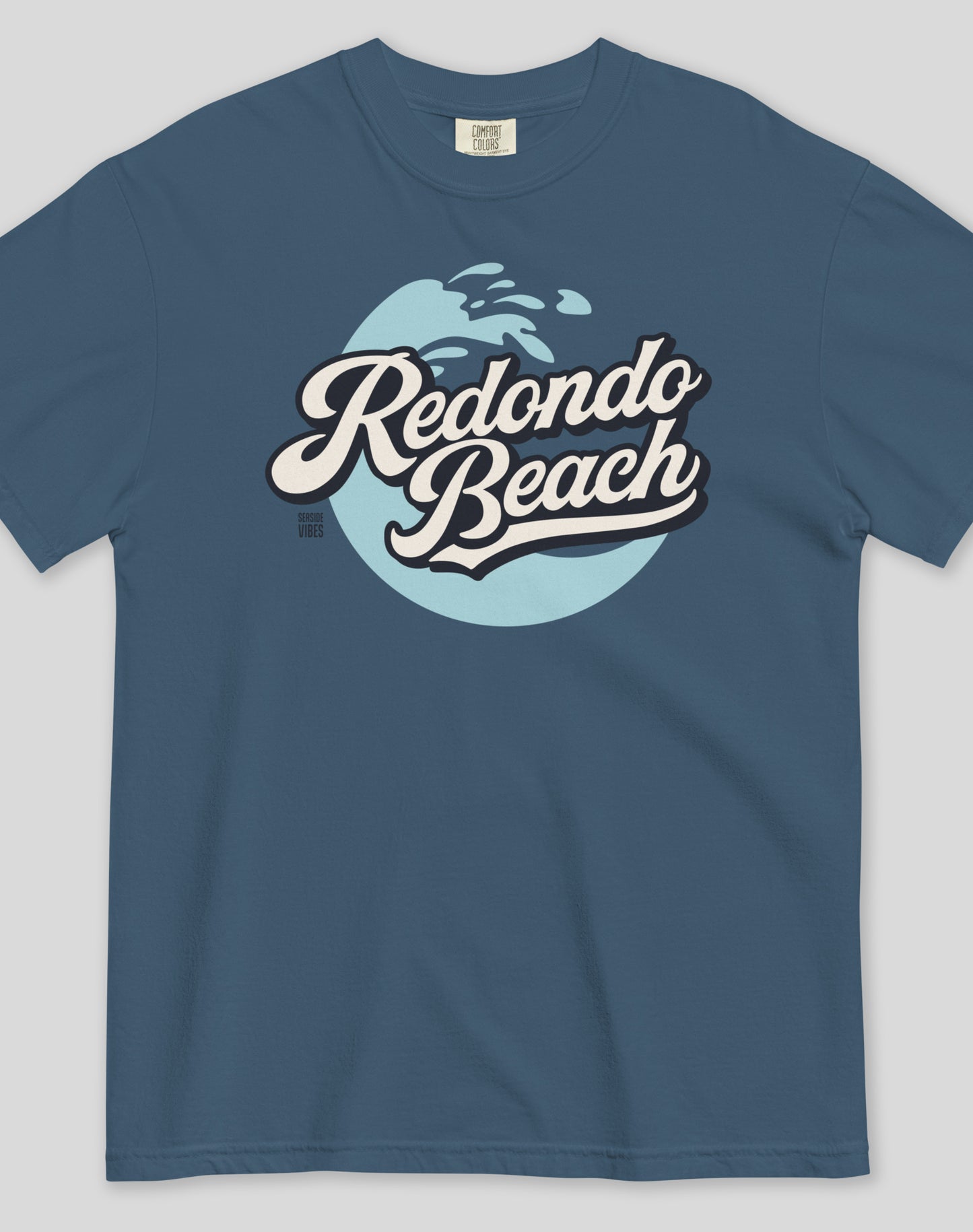 Unisex: Redondo Beach Wave Tee - 100% Cotton | Midnight