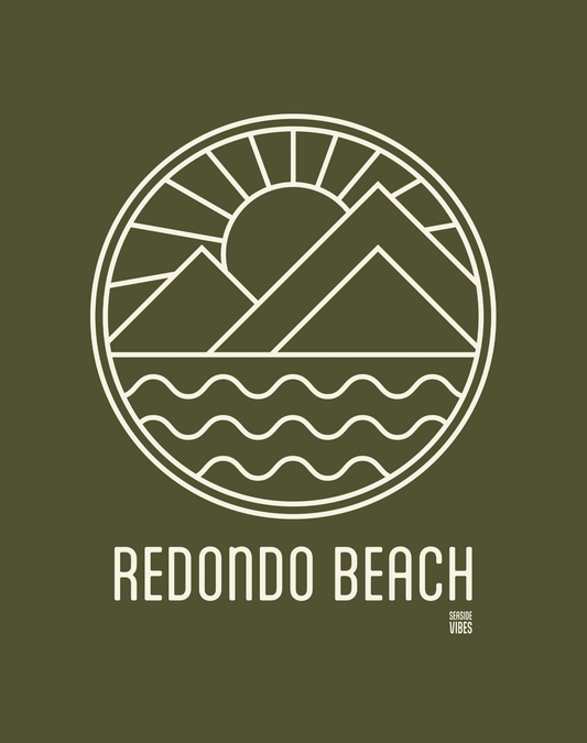 Redondo Beach Daybreak Tee - Premium 100% Cotton | Hemp