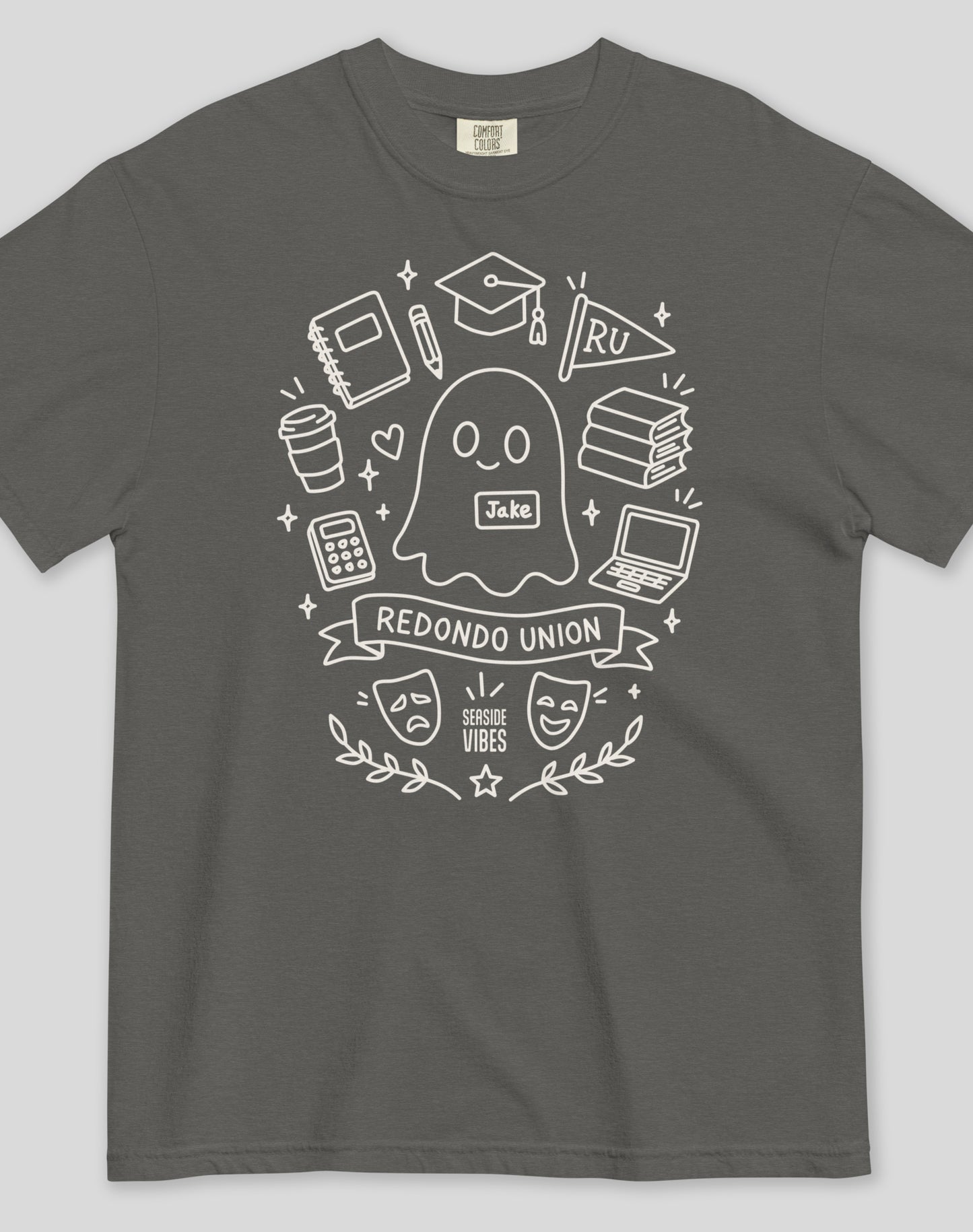 Unisex: Jake the Ghost from Redondo Beach Tee - 100% Cotton | Pepper