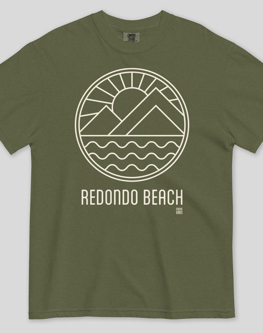 Redondo Beach Daybreak Tee - Premium 100% Cotton | Hemp