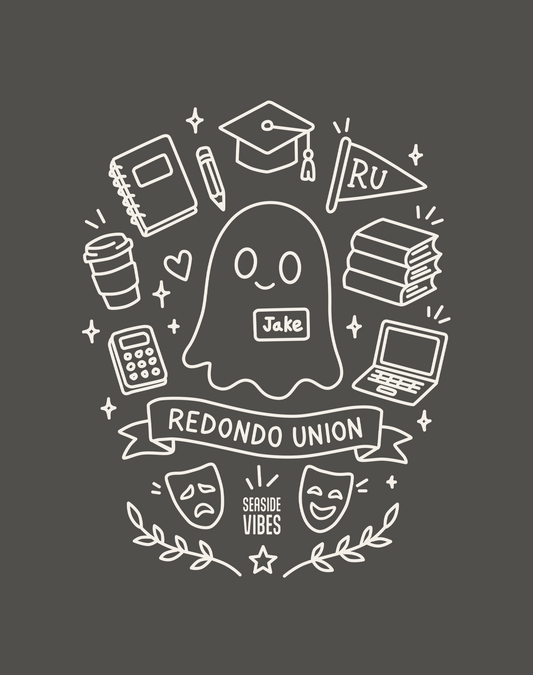 Jake the Ghost from Redondo Beach Tee - Premium 100% Cotton | Pepper