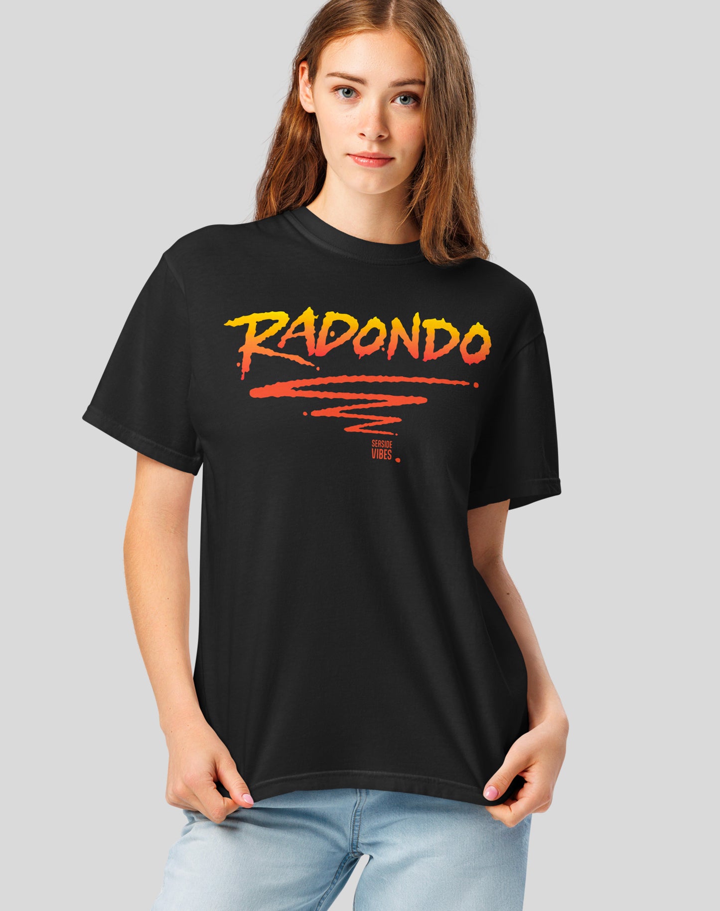 Radondo Beach Tee - Premium 100% Cotton | Black