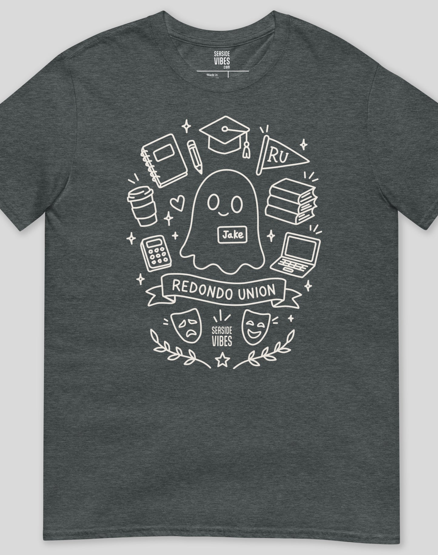Jake the Ghost from Redondo Beach Tee - Unisex | Dark Heather