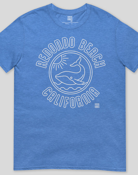 Redondo Beach Whale of a Tee - Unisex | Heather Royal