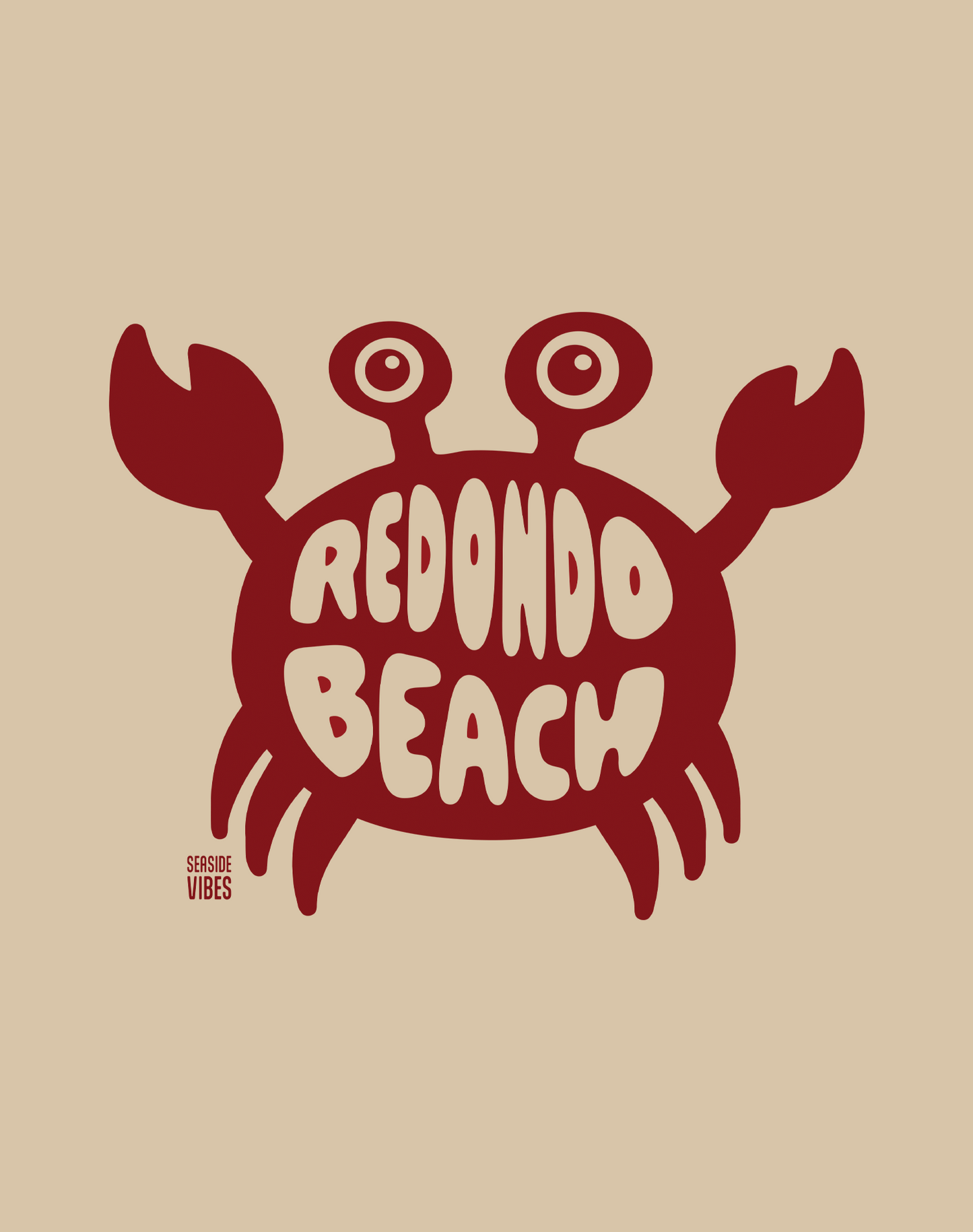 Redondo Beach Crab Tee - Unisex | Sand