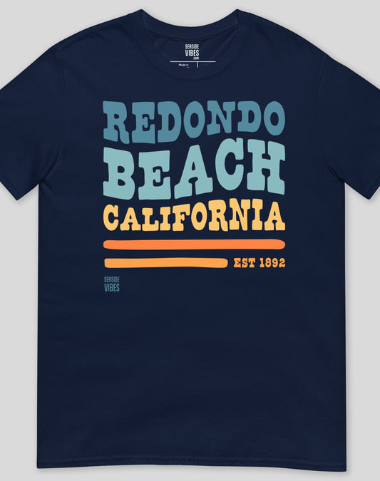 Redondo Beach Vibes Tee - Unisex | Navy