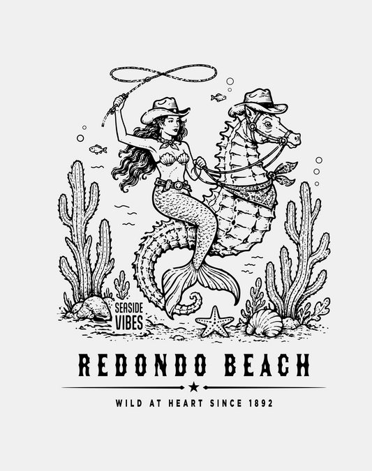 Redondo Beach Wild at Heart Since 1892 Tee - Unisex | White