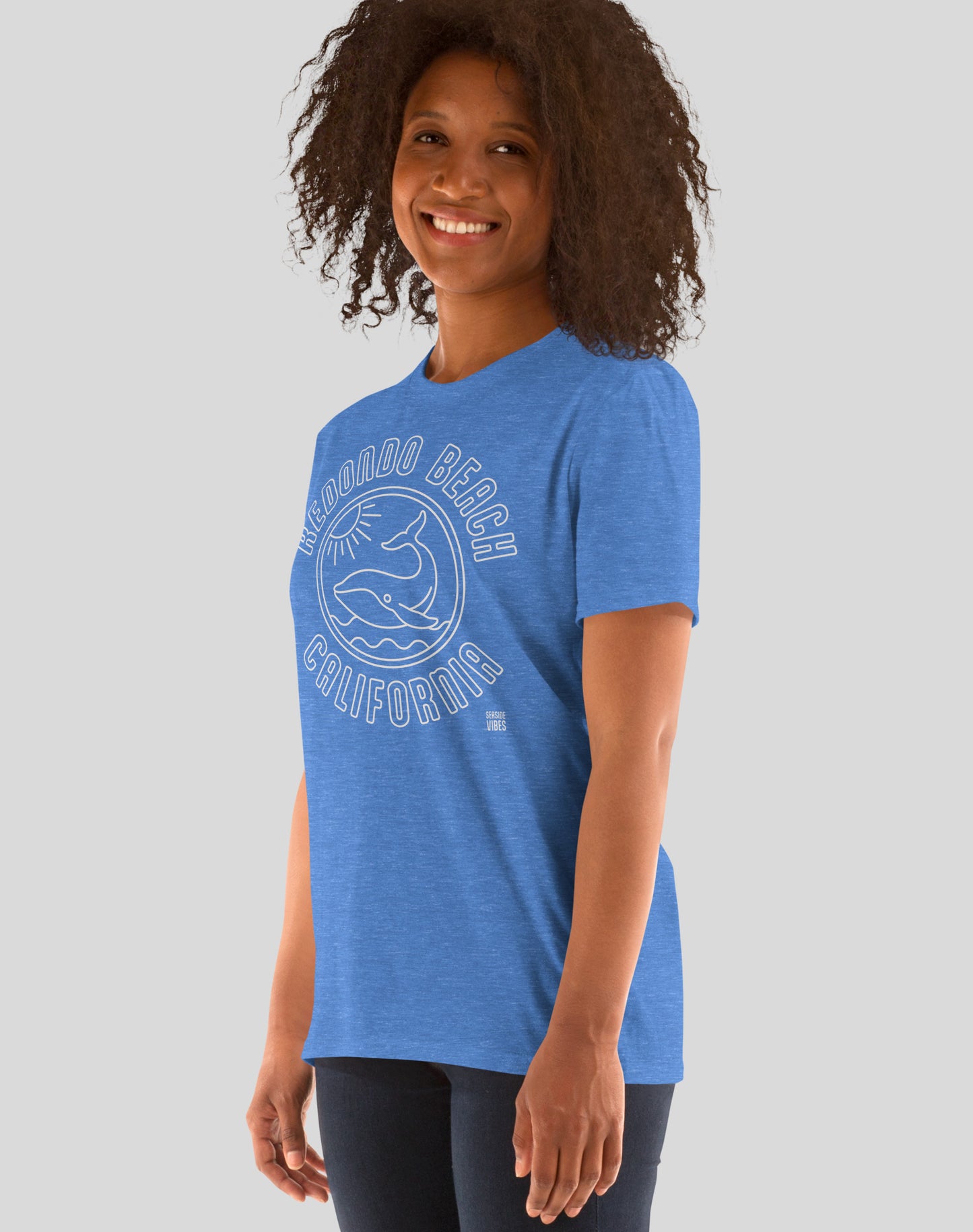 Redondo Beach Whale of a Tee - Unisex | Heather Royal