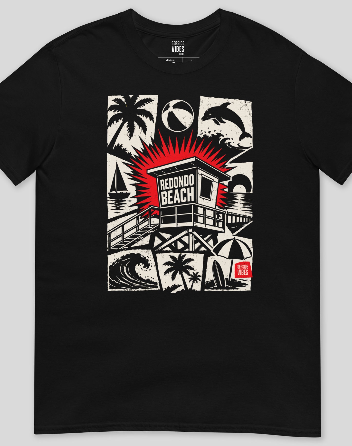 Redondo Beach Punk Rocks Tee - Unisex | Black
