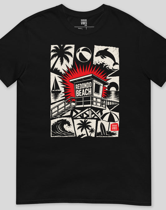 Redondo Beach Punk Rocks Tee - Unisex | Black