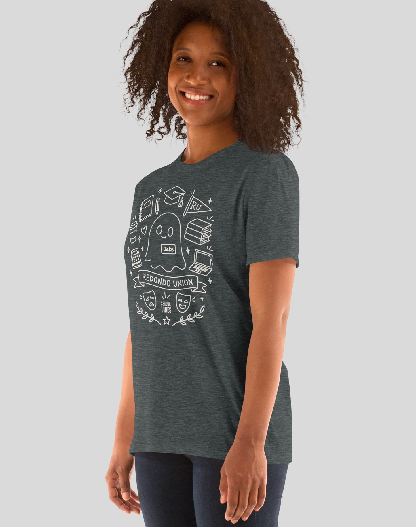 Jake the Ghost from Redondo Beach Tee - Unisex | Dark Heather