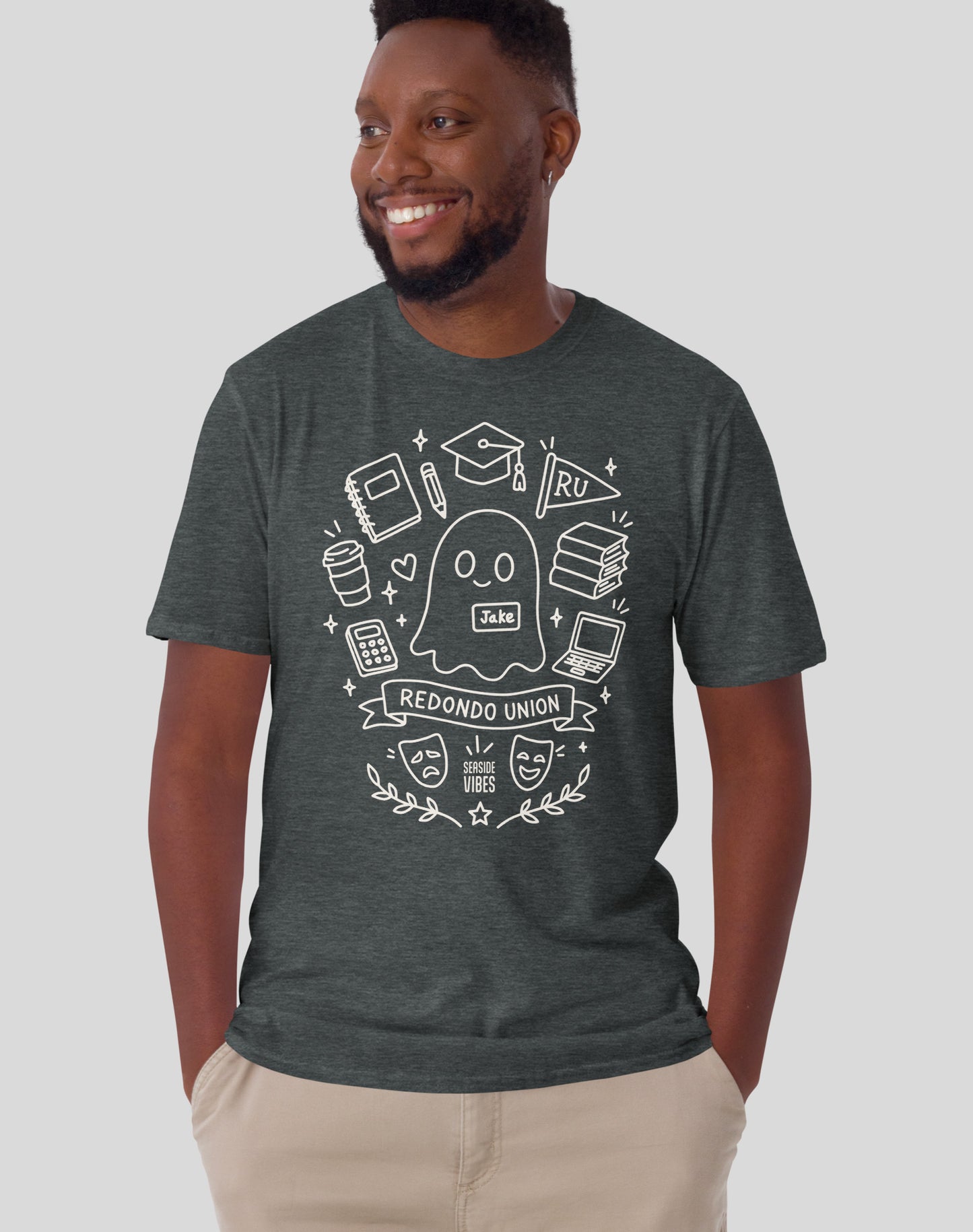 Jake the Ghost from Redondo Beach Tee - Unisex | Dark Heather