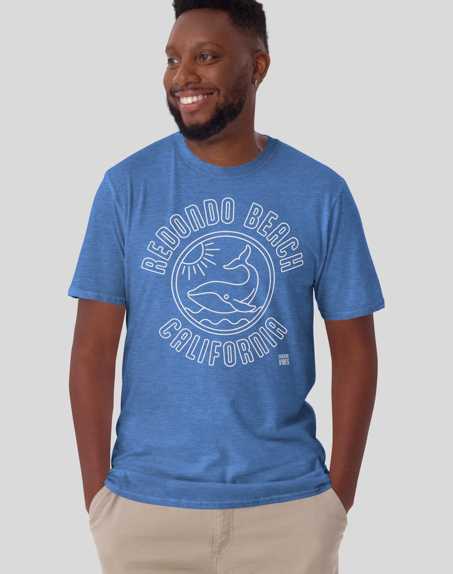 Redondo Beach Whale of a Tee - Unisex | Heather Royal