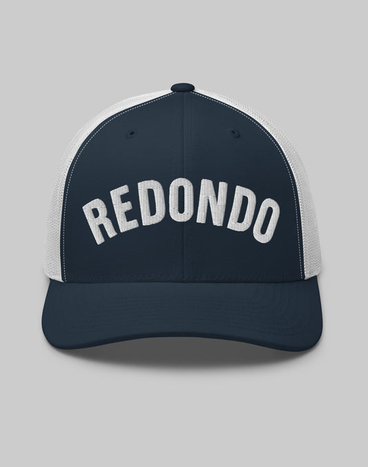 Vintage Redondo Beach Trucker Hat | Navy/White