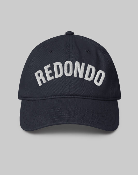 Vintage Redondo Beach Low Profile Dad Hat | Dark Navy