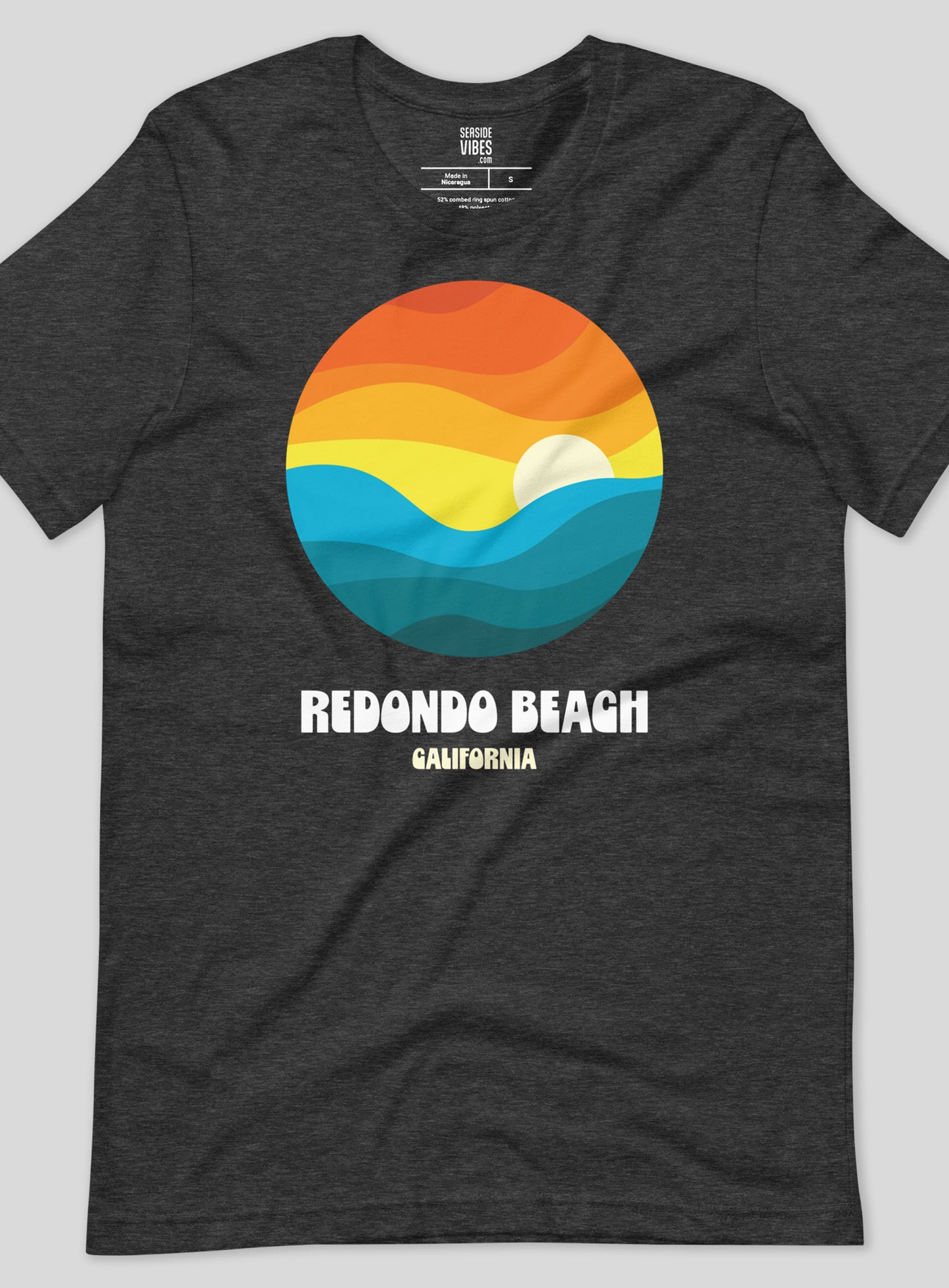 Unisex: Redondo Waves - Dark Grey Heather