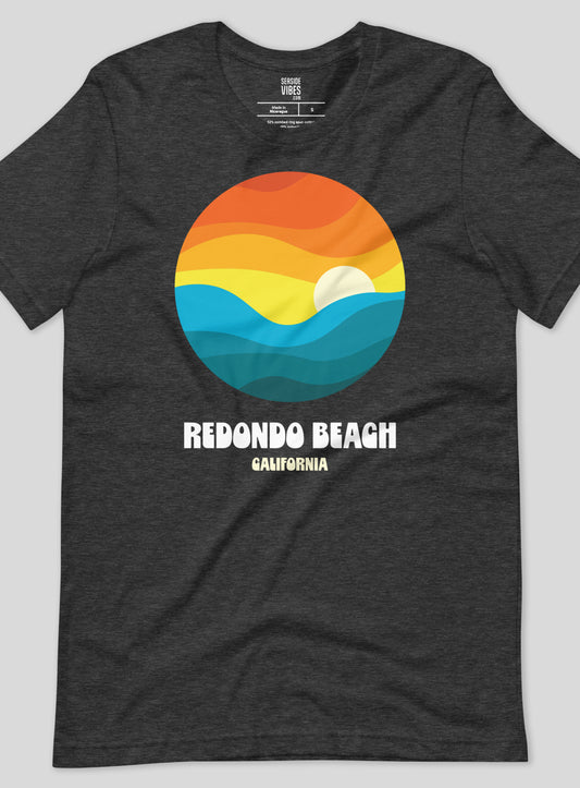 Unisex: Redondo Waves - Dark Grey Heather