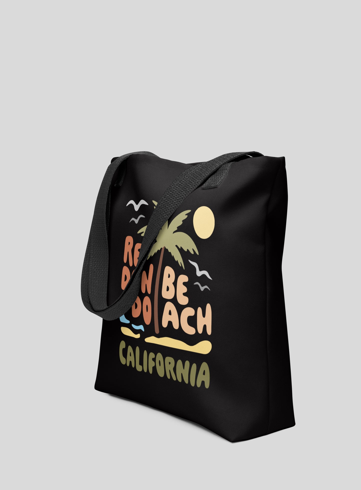 Redondo Beach Palm Tote Bag