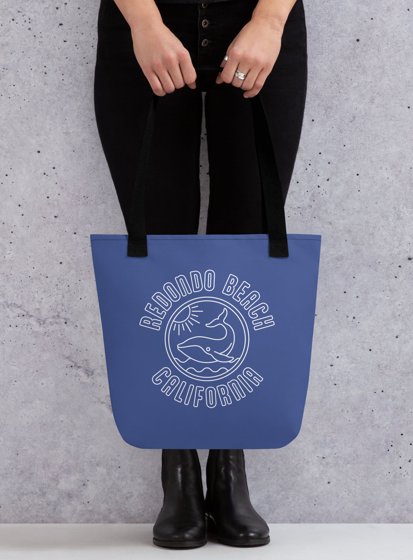 Redondo Beach Whale Tote Bag