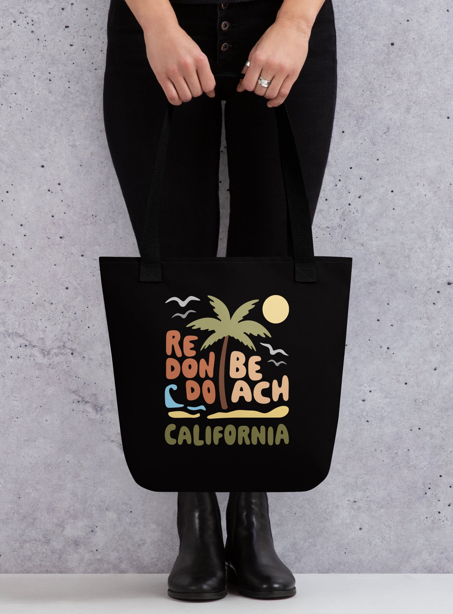 Redondo Beach Palm Tote Bag