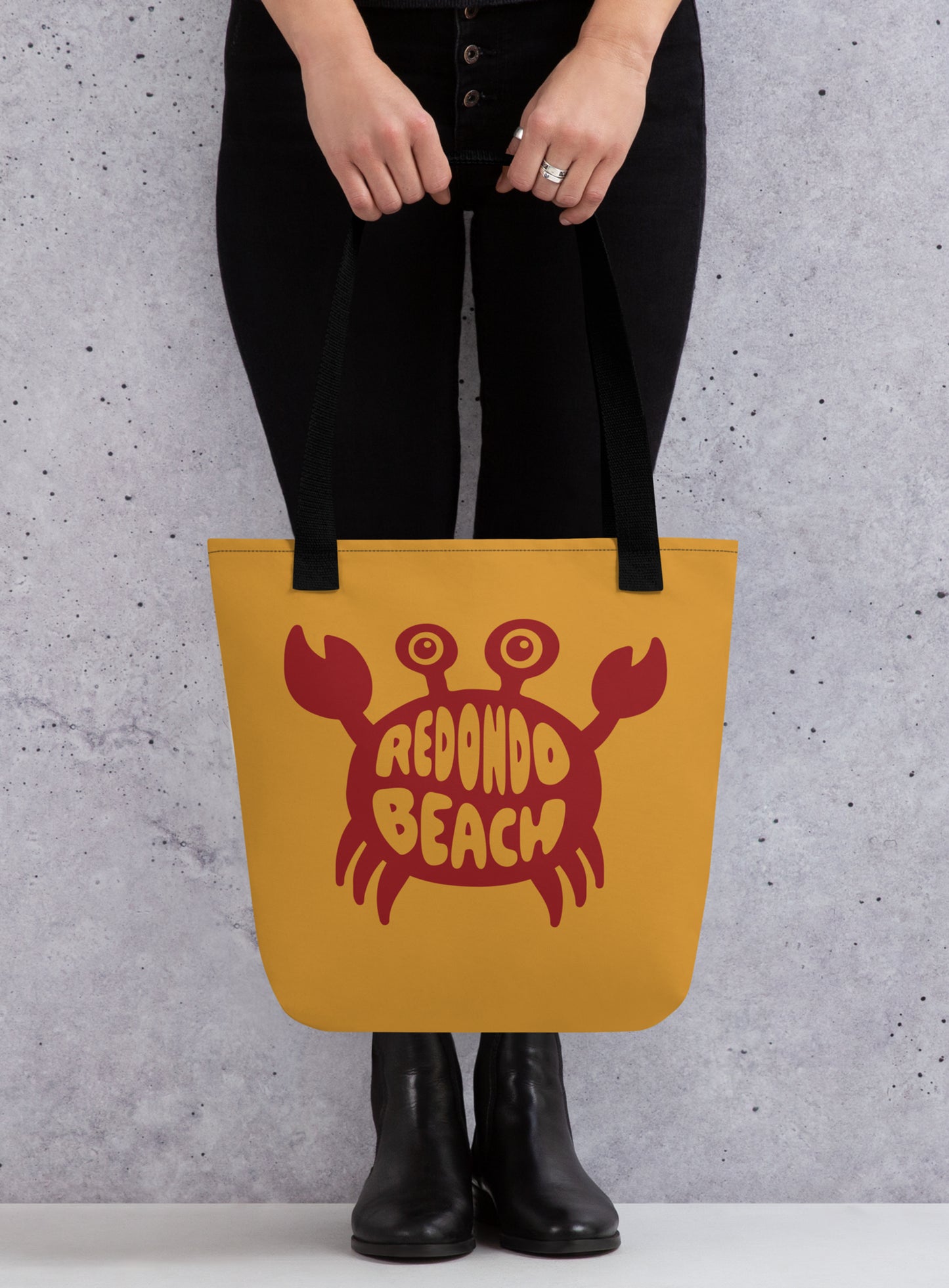 Redondo Beach Crab Tote Bag