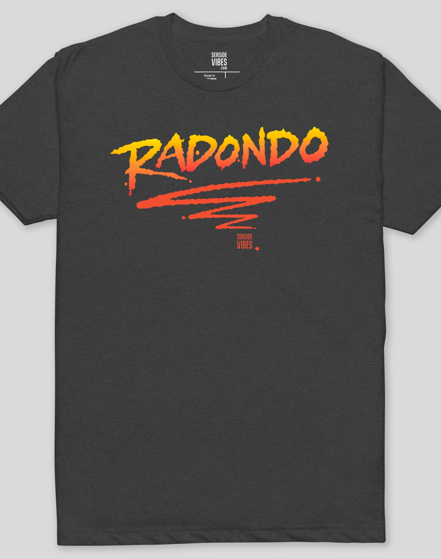 Radondo Beach Tee - Cotton Blend | Charcoal