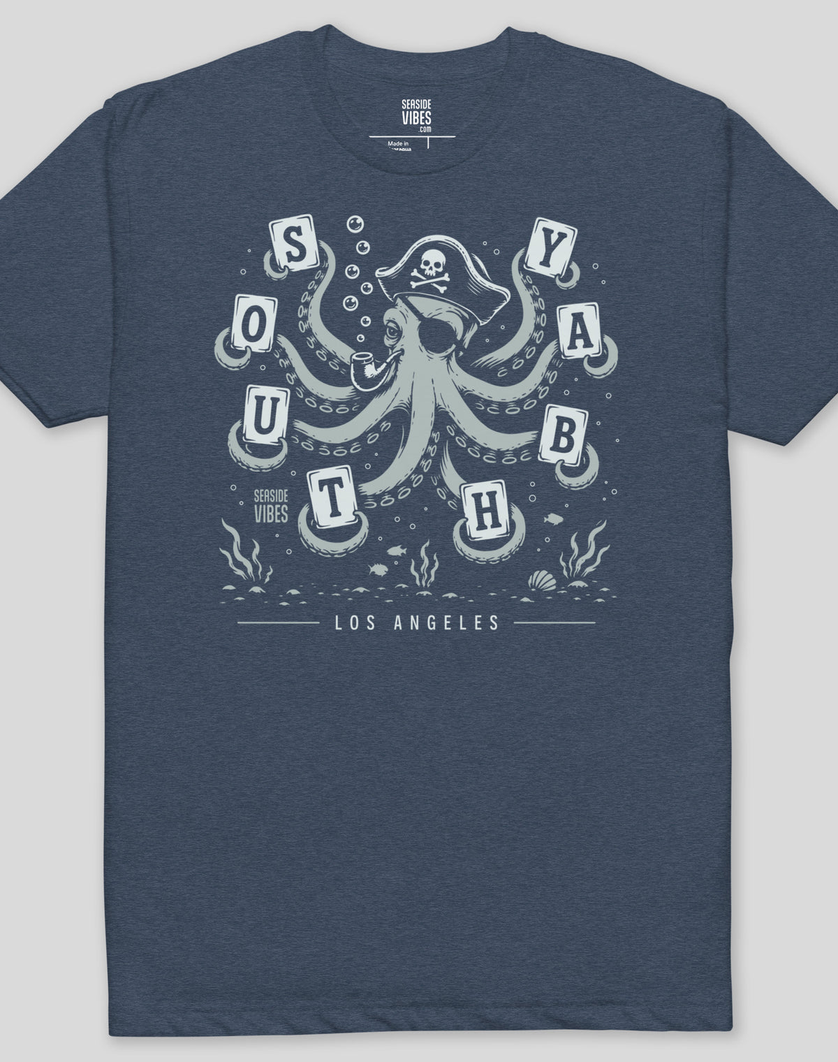 South Bay Wheel of Misfortune Tee - Cotton Blend | Midnight Navy