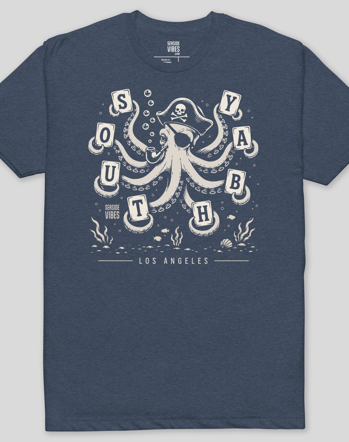 South Bay Wheel of Misfortune Tee - Cotton Blend | Midnight Navy