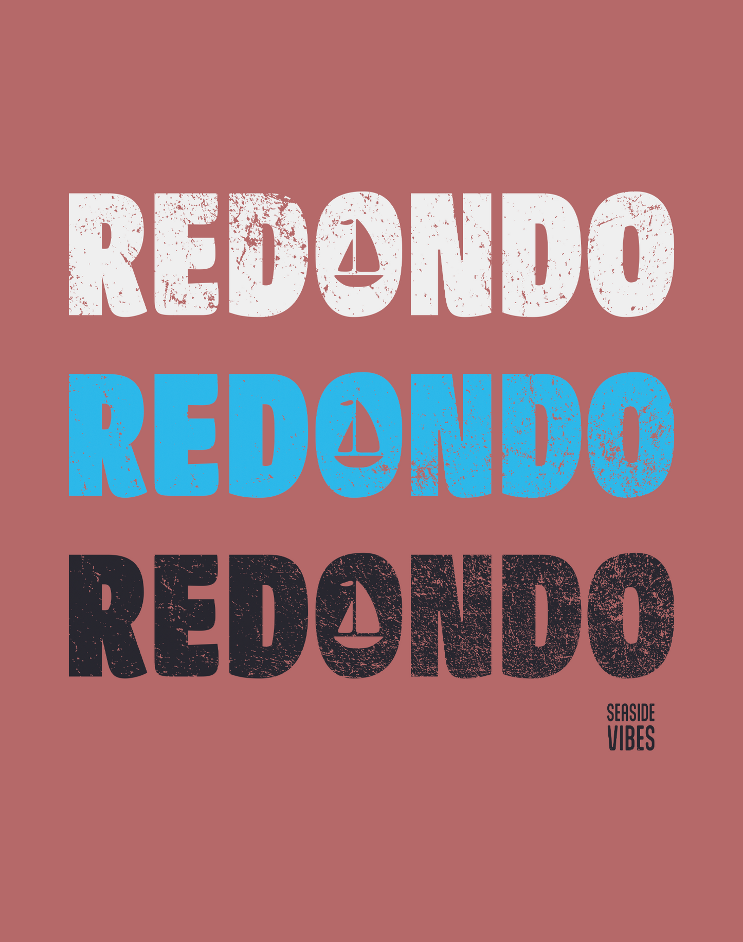Redondo Beach Remix Tee - Cotton Blend | Heather Mauve
