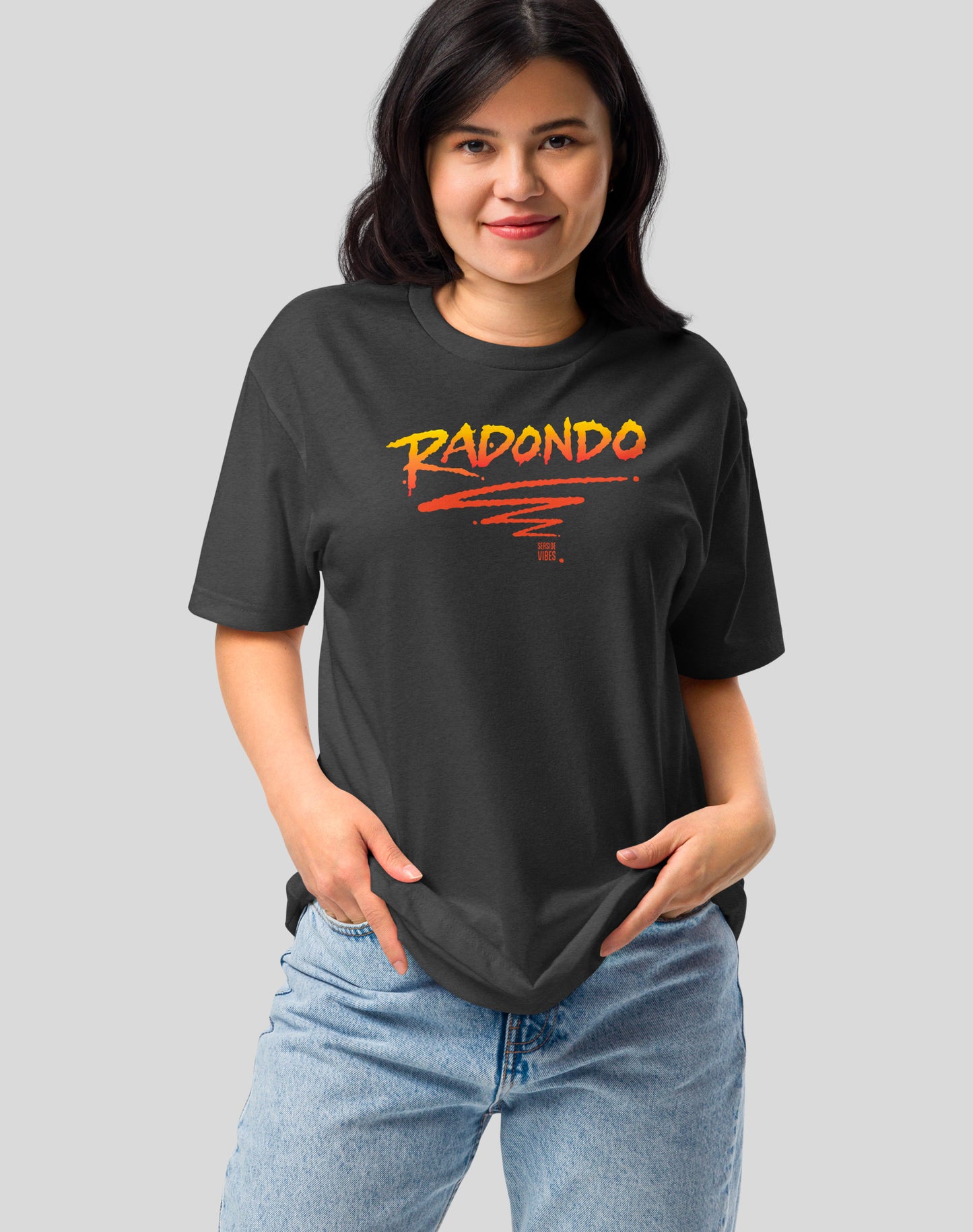 Radondo Beach Tee - Cotton Blend | Charcoal