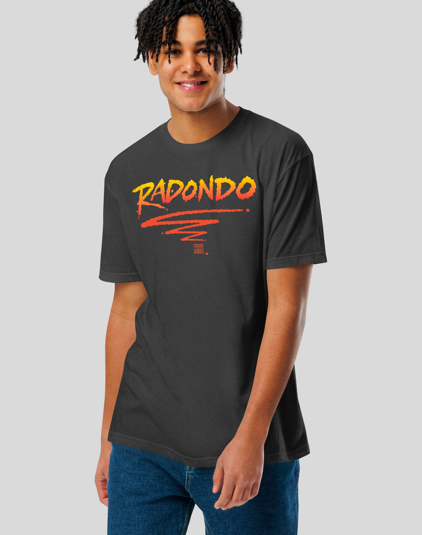 Radondo Beach Tee - Cotton Blend | Charcoal