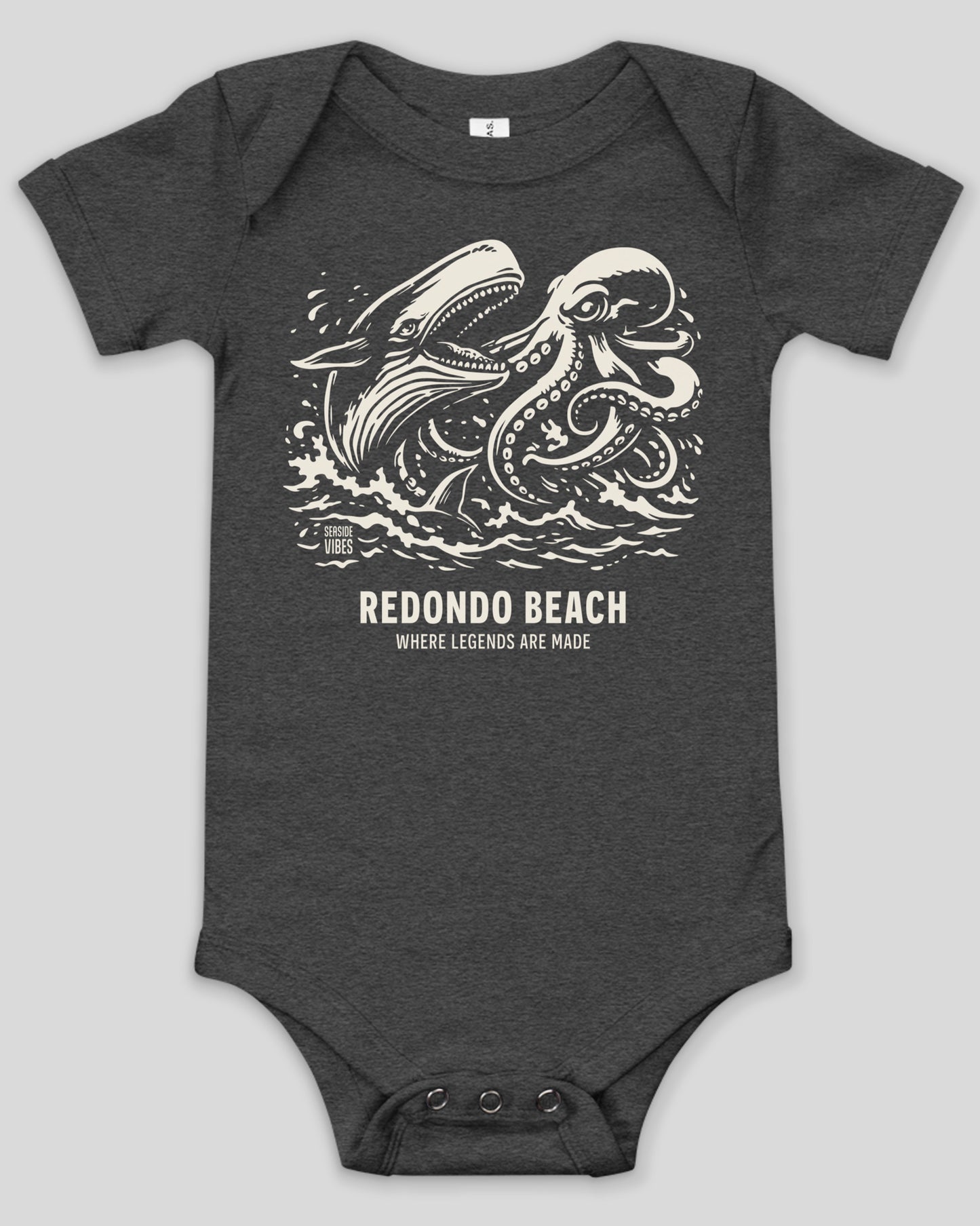 Redondo Beach Legends Onesie | Dark Grey Heather