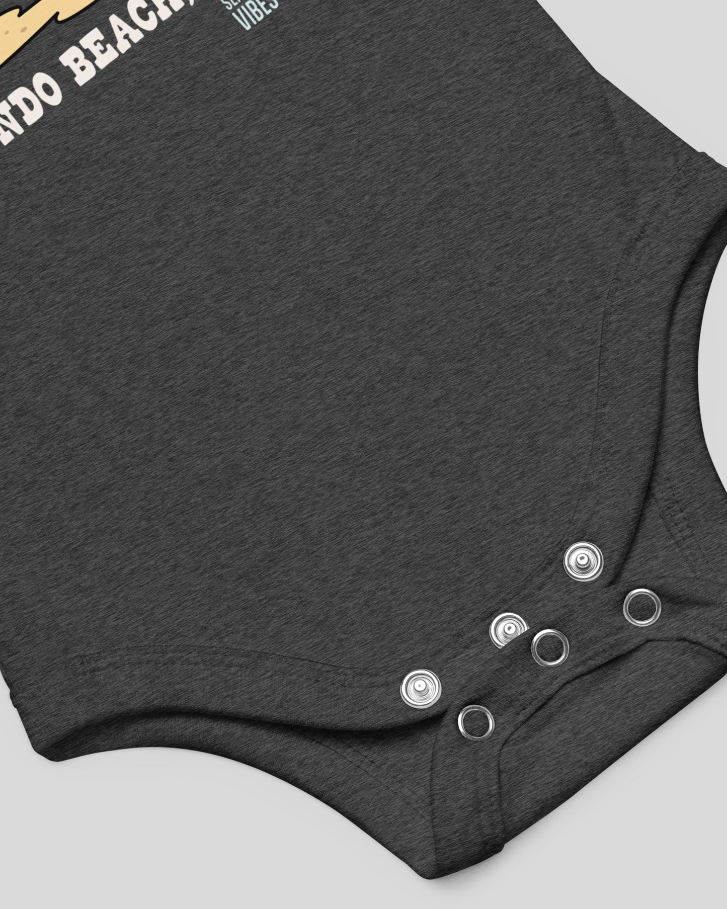 Shell Yeah Redondo Beach Onesie | Dark Grey Heather