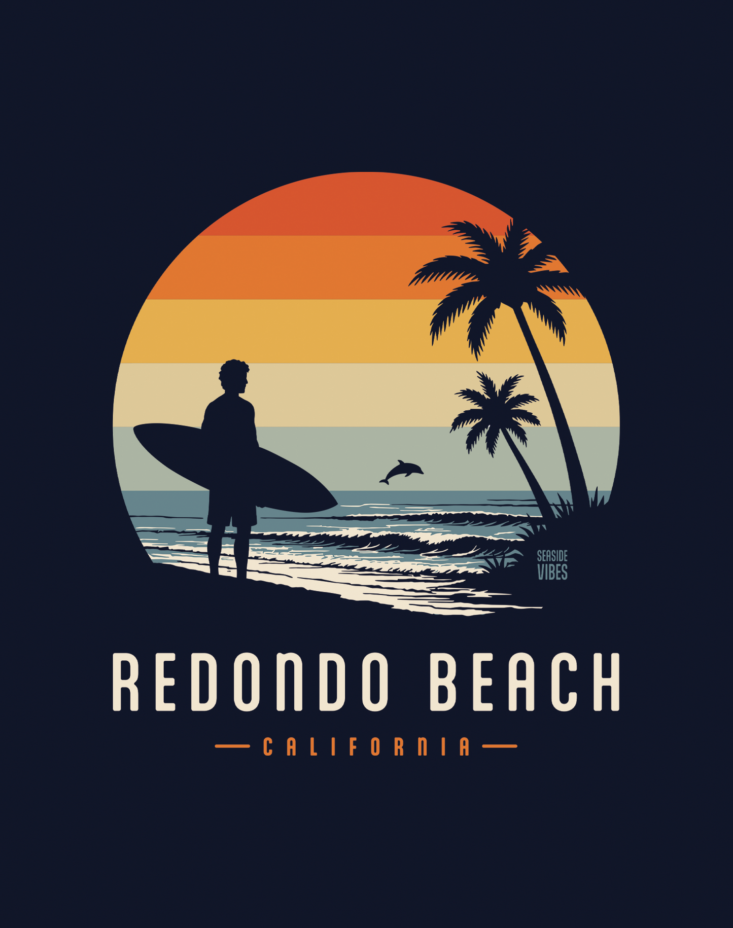 Youth: Redondo Beach Away From Keyboard Tee | Navy