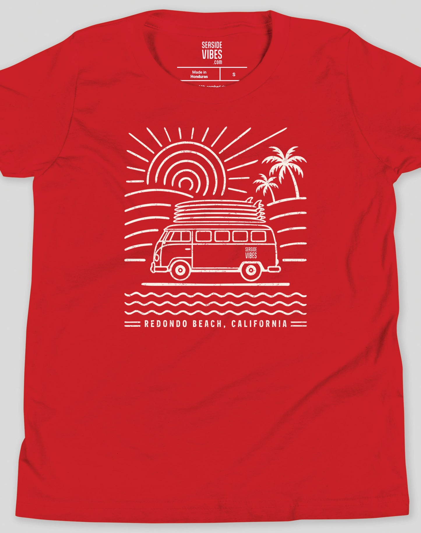 Youth: Redondo Beach Endless Summer Tee | Red