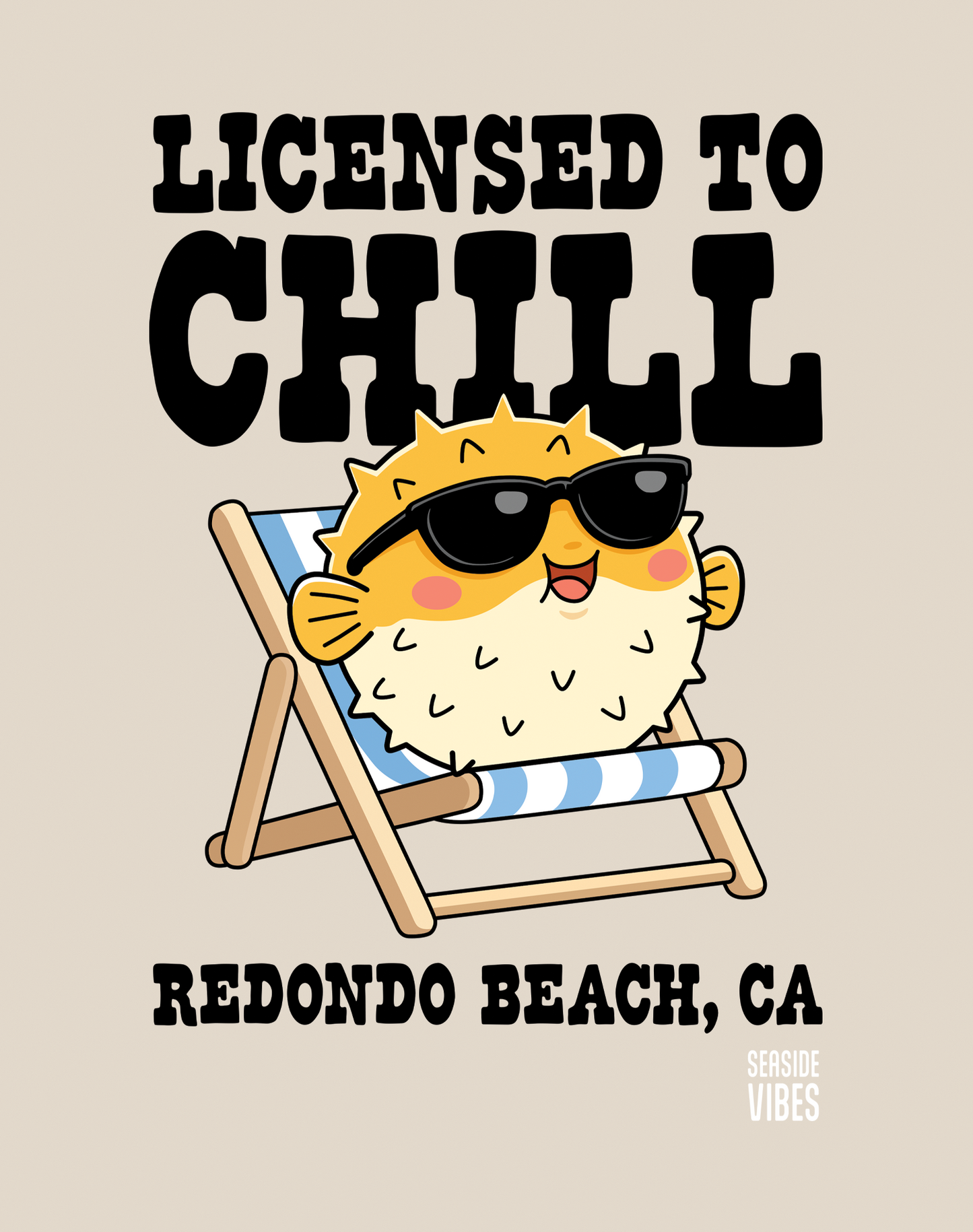 Youth: Licensed to Chill Redondo Beach Tee | Heather Dust
