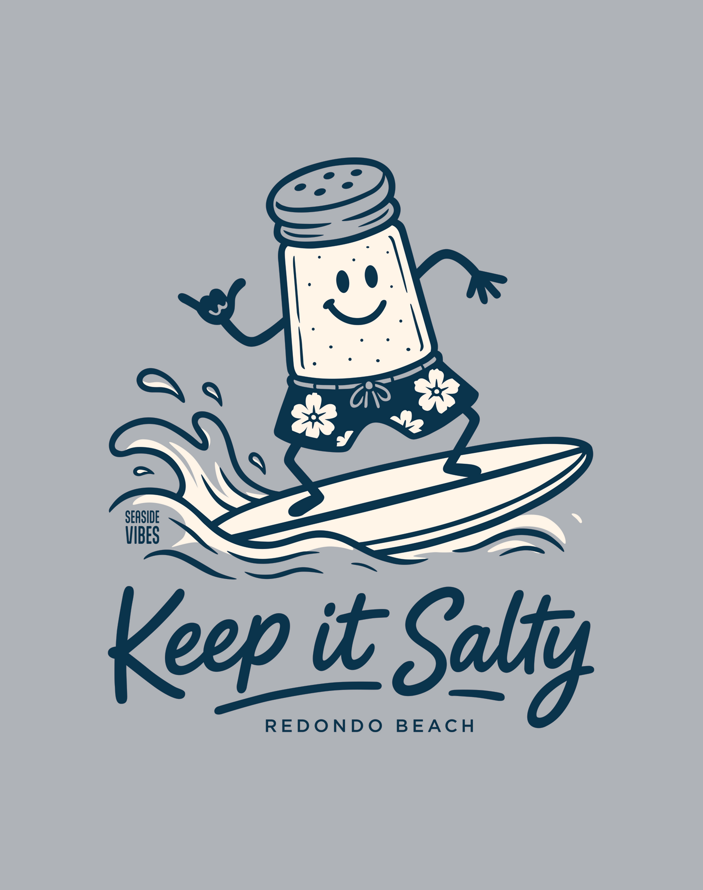 Youth: Redondo Beach Keep it Salty Tee | Athletic Heather