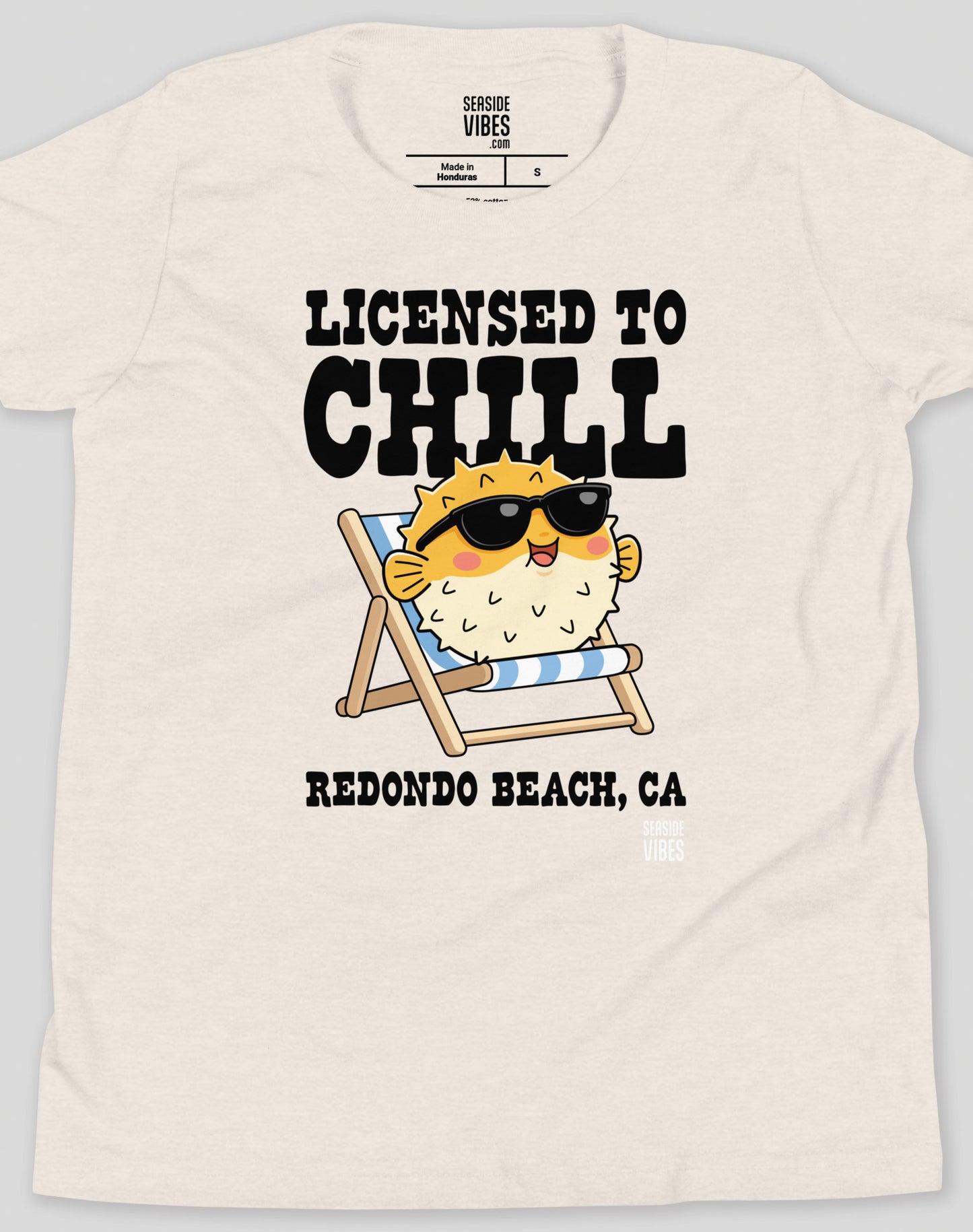 Youth: Licensed to Chill Redondo Beach Tee | Heather Dust