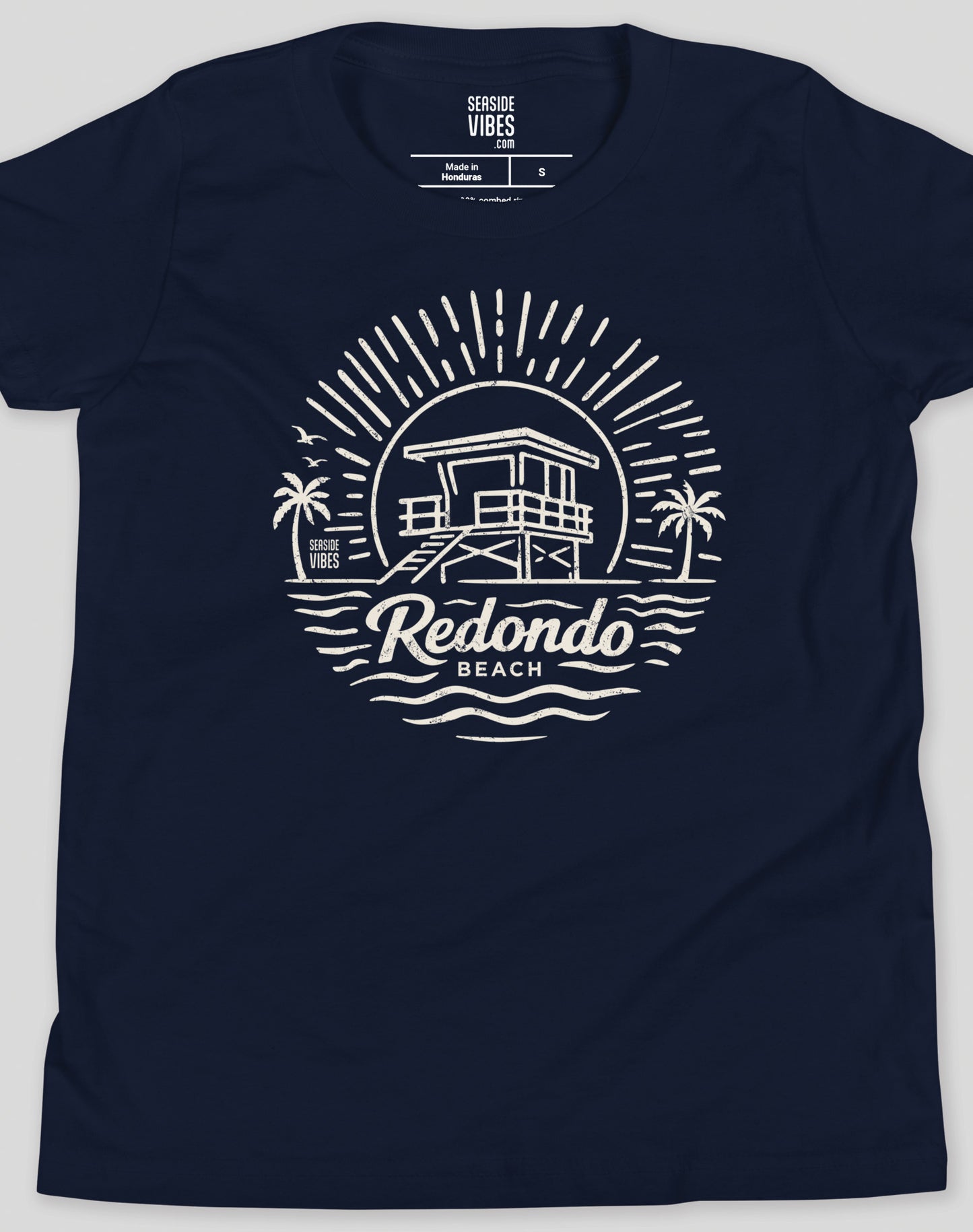 Youth: Redondo Beach Sunrise Session Tee | Navy